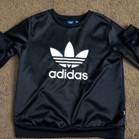 adidas sweatshirt navy blue